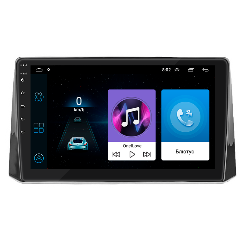 Автомагнитола штатная Lesko для TOYOta Corolla XII E210 2018-2025 10" 1/16Gb Wi-Fi GPS Base 1662_MOB