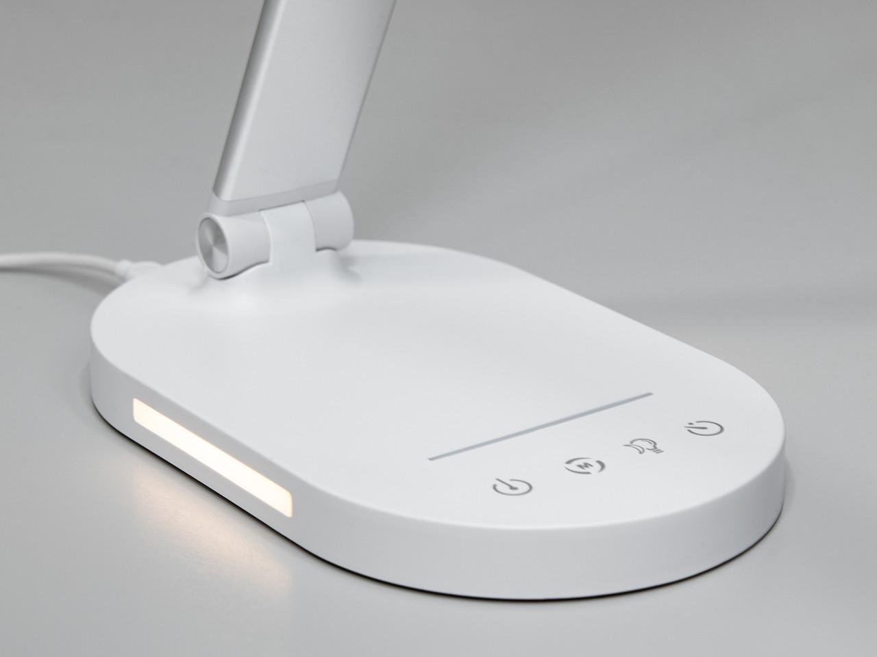 Настільна лампа з нічником LED 6W 5503SL-LS Хром сатин (2140355301) - фото 4