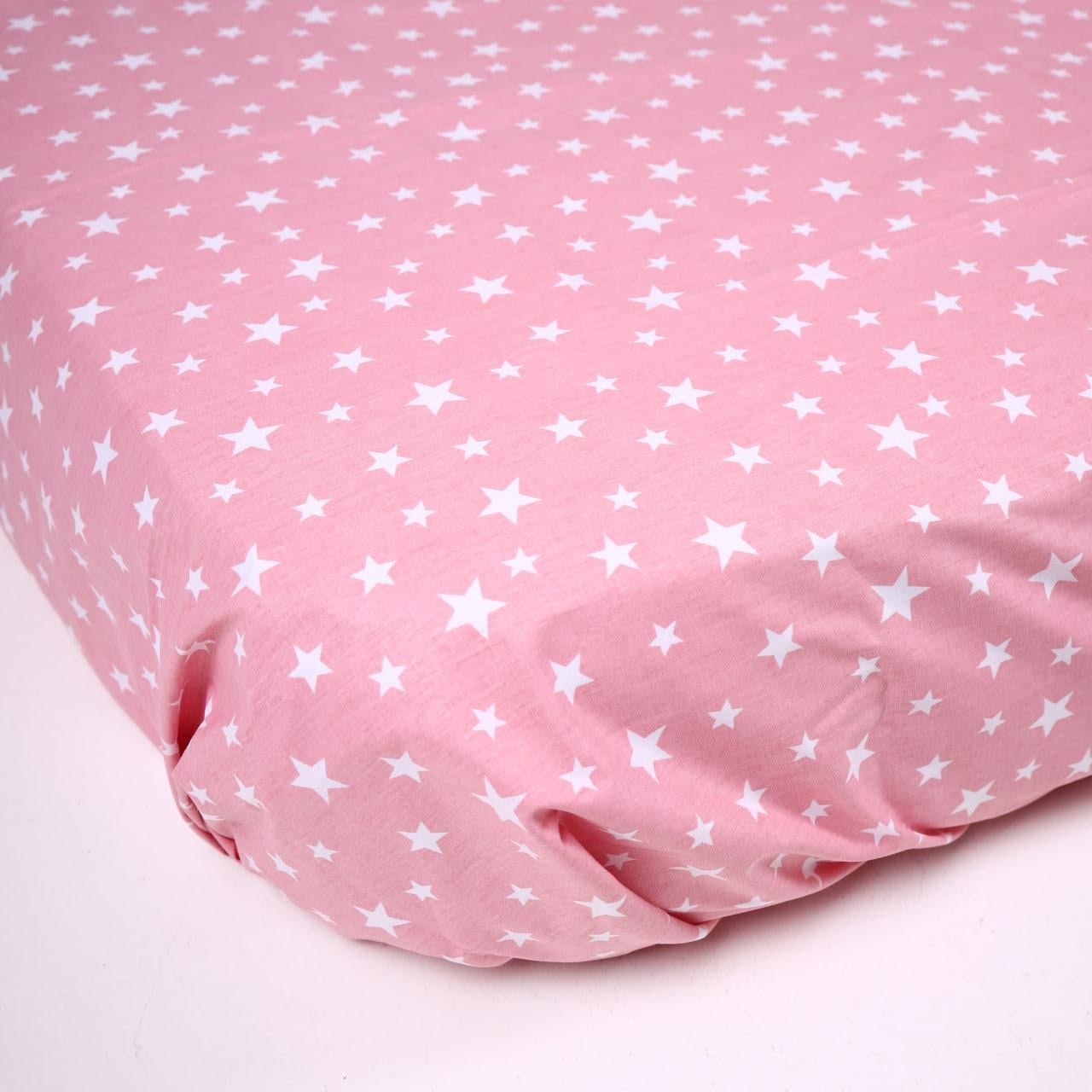 Простынь на резинке Pink unicorn ранфорс 200х220х25 см (8016141)