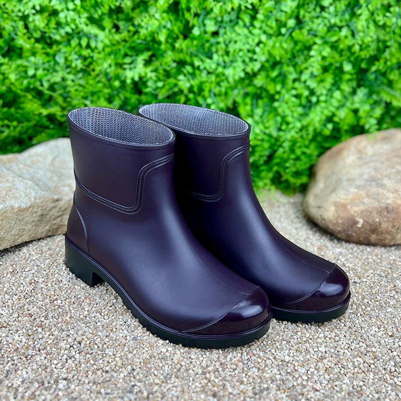 Гумові чоботи жіночі Е-00602-1 23,5 см p. 37 Бордовий (77097982) - фото 2 Гумові чоботи жіночі Е-00602-1 23,5 см p. 37 Бордовий (77097982) - фото 2