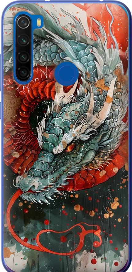 Чехол на Xiaomi Redmi Note 8T Стихия огня (6101t-1818-42517)