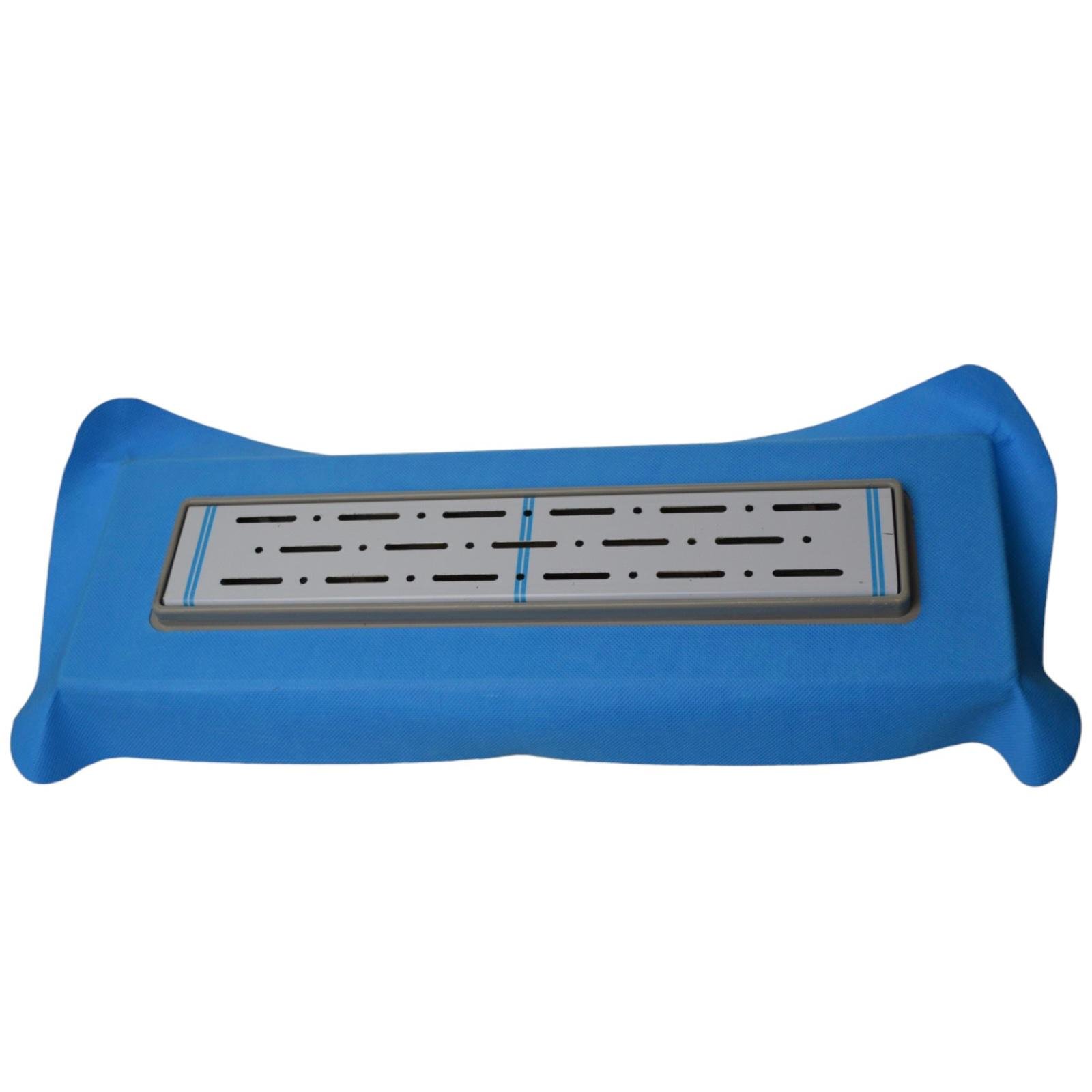 Трап линейный с решеткой MAXIFLOW Standart line Дождь 60 см (4022.TY050K.60.1)