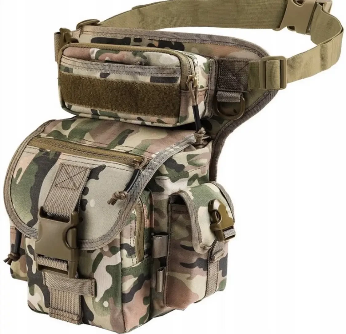 Сумка военная для ношения на ноге с Molle 6 л Мультикам (2549772296)
