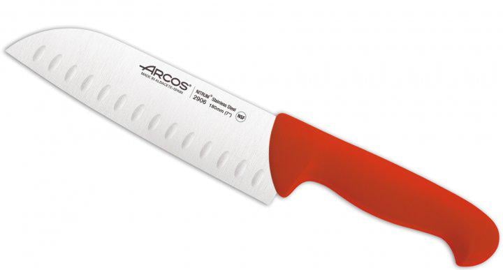Нож сантоку Arcos 2900 180 мм Красный (290622)