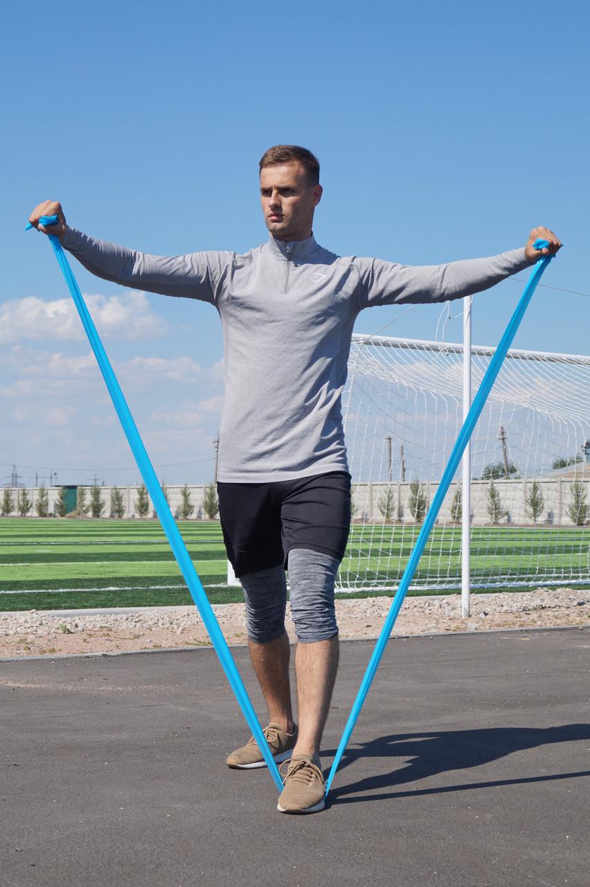 Лента-эспандер для фитнеса и реабилитации PowerPlay 4112 0,4 мм MediBand Light 6,8 кг Синий (A-011807) - фото 7 Лента-эспандер для фитнеса и реабилитации PowerPlay 4112 0,4 мм MediBand Light 6,8 кг Синий (A-011807) - фото 7