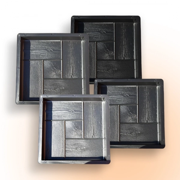 Форми для тротуарної плитки Верес-2007 Тераса 300х300 мм 4 шт. (10101004-3604)