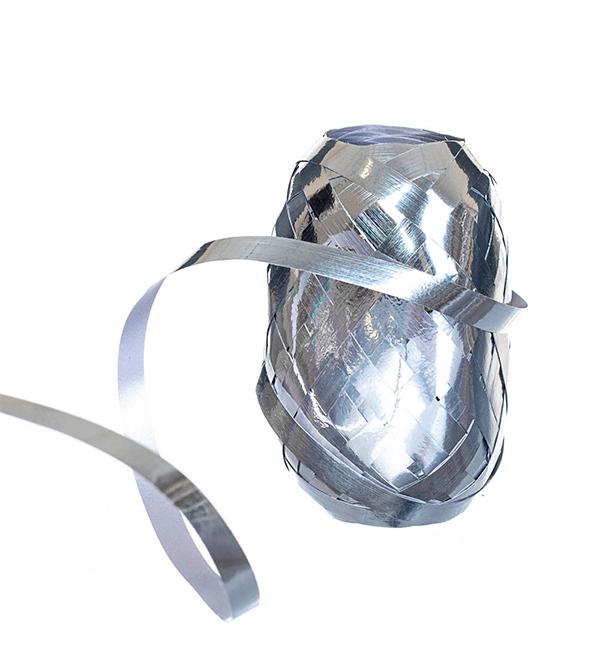 Подарочные ленты Металлик Silver