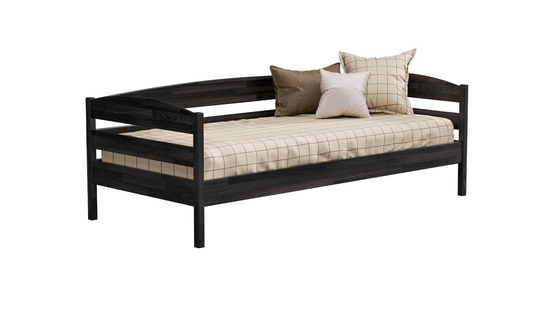 Кровать деревянная Estella Нота Плюс Щит Л2.5 80х190 см Венге (7301614028)