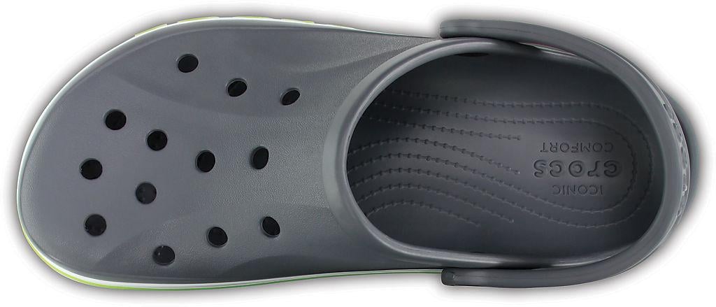 Сабо Crocs Bayaband Clog M5-W7 р. 37 Charcoal/Volt Green - фото 3