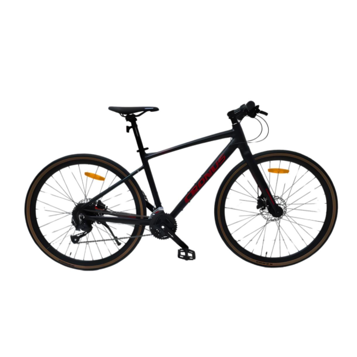 Велосипед Cronus Gravel 28" 17,5" Чорно-червоний (83)