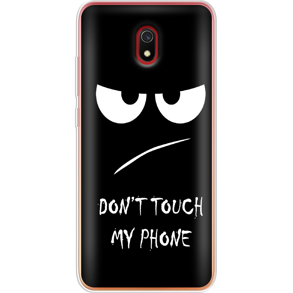 Чохол Boxface Xiaomi Redmi 8A Don't Touch my Phone Прозорий силікон (38341-up535-38341)