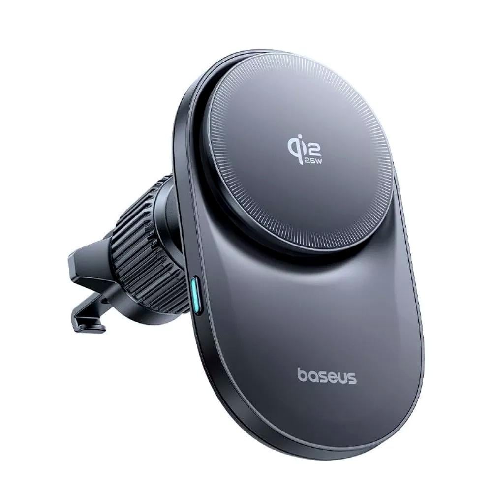 Автомобильный держатель с беспроводной зарядкой BASEUS PrimeTrip VC2 Pro Qi2.2 25W 360° до 7,5" Черный (C0013N00)