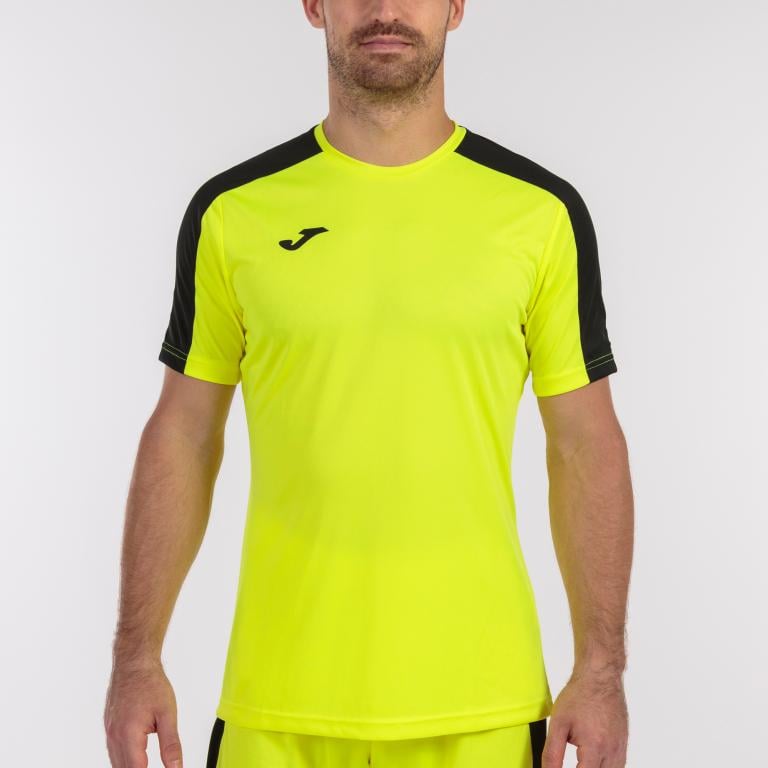 Футболка Joma 101656.061 Academy T-Shirt S Fluor Yellow/Black (8424309060947)