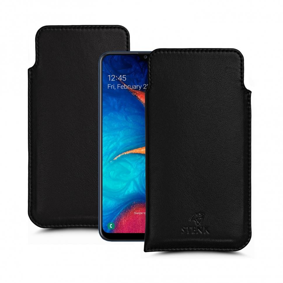 Футляр Stenk Elegance для Samsung Galaxy A20 Черный (63276)