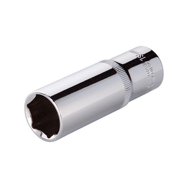 Головка шестигранна Intertool Cr-V подовжена 1/2" 19x78 мм (000026620)