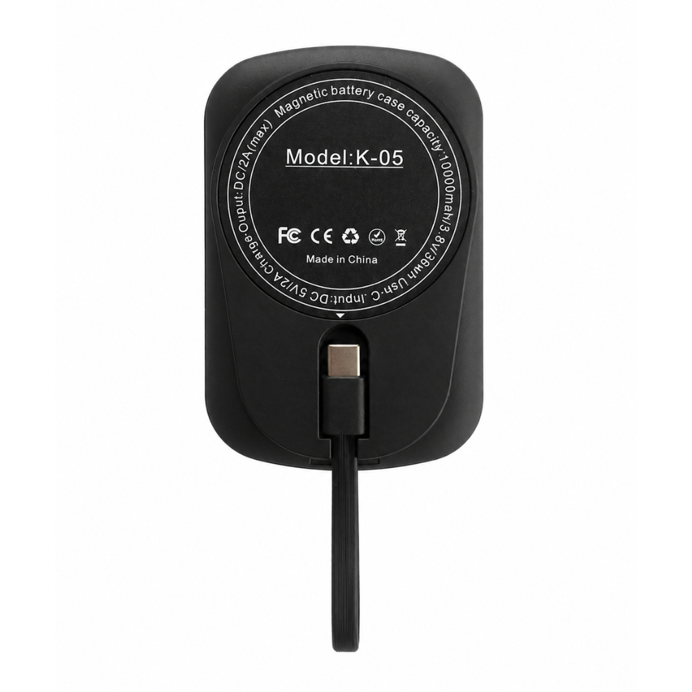 Повербанк магнитный XON E-Tech 10000 mAh 15W Magnetic Черный (YC2X2 5583)