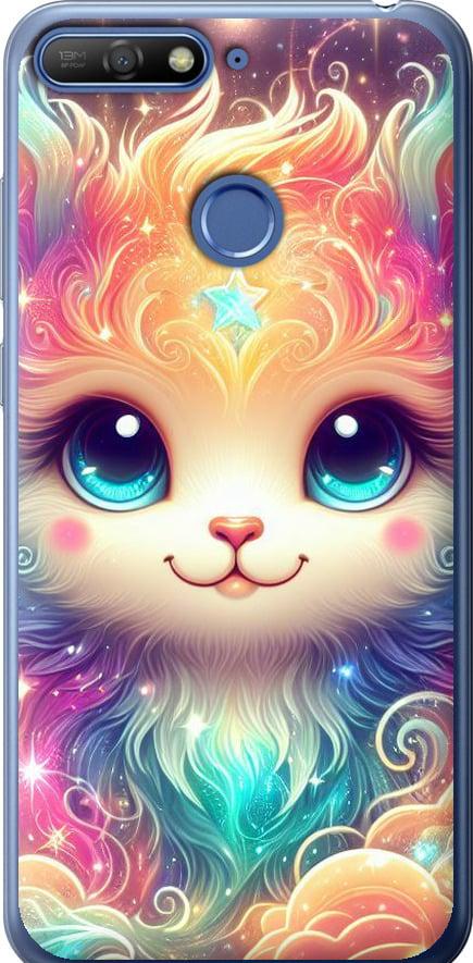 Чехол на Huawei Honor 7A Pro Сказочный котенок (5813u-1440-42517)