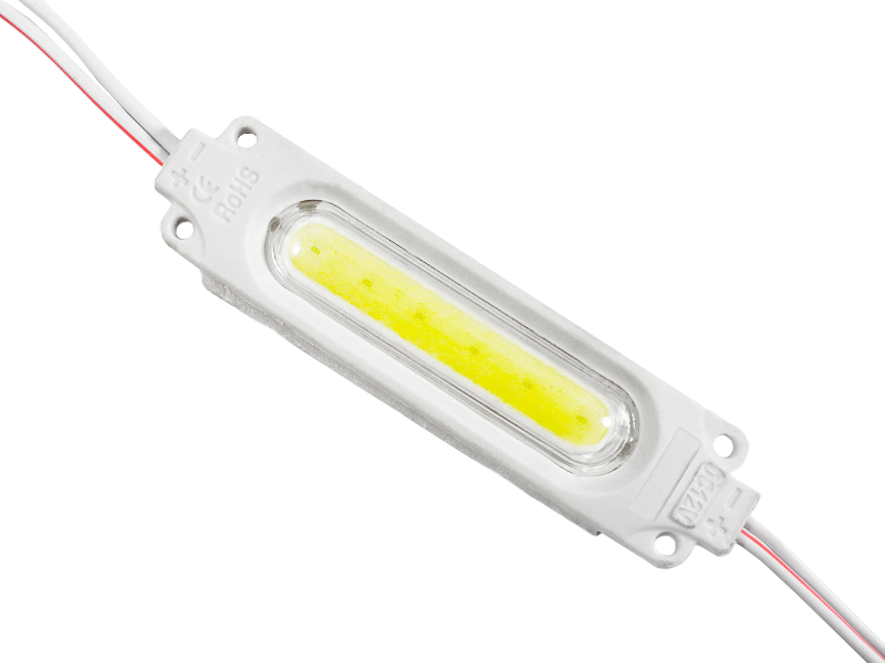 Светодиодный модуль COB LED 12В 2Вт IP65 6500К холодный белый (2437) - фото 1