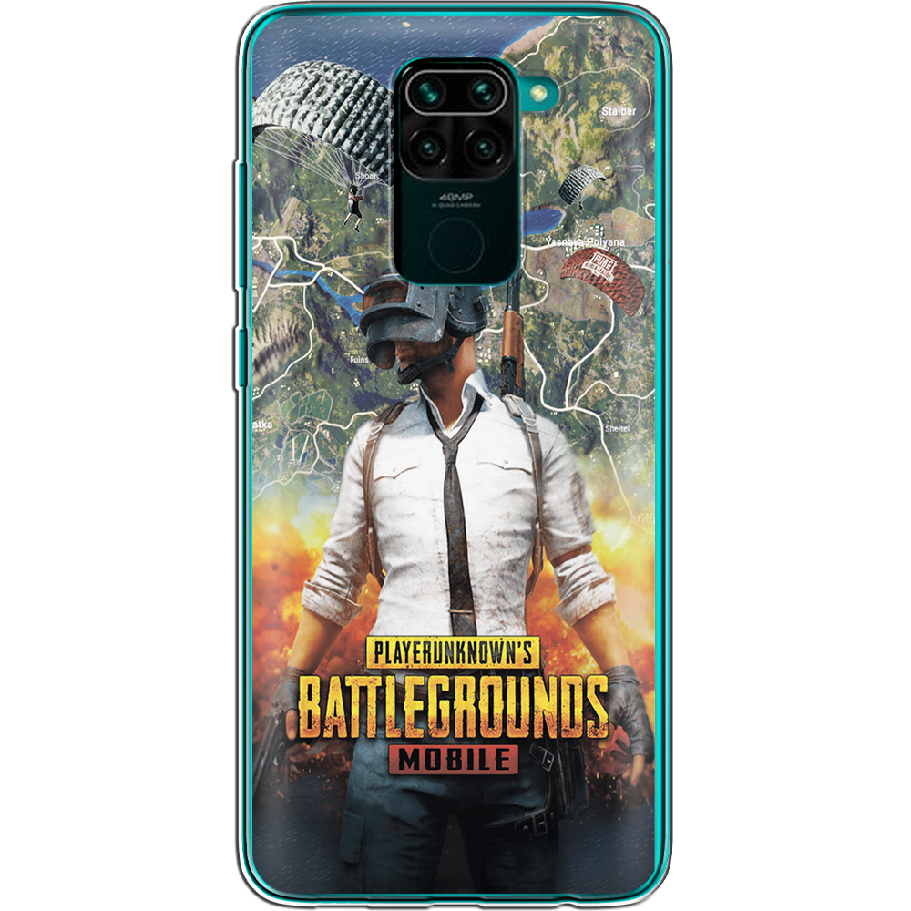 Чохол Boxface Xiaomi Redmi Note 9 PUBG Mobile Прозорий силікон (39801-up2309-39801) - фото 1