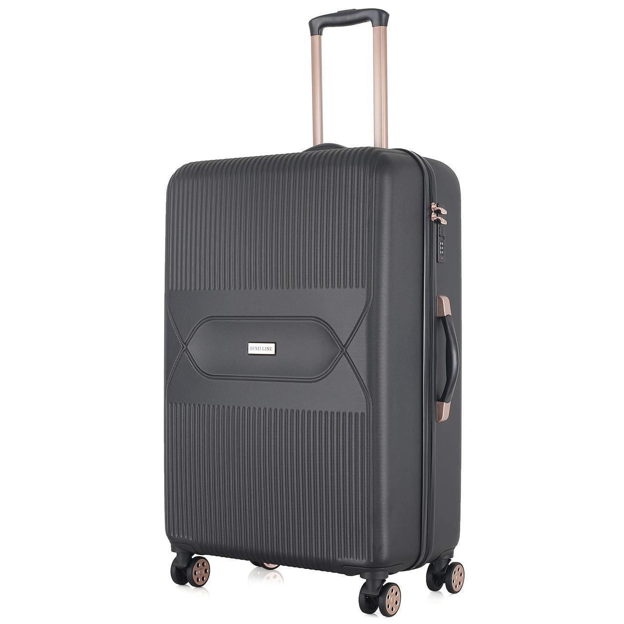 Чемодан SEMI LINE 28" L Black (T5787-3)