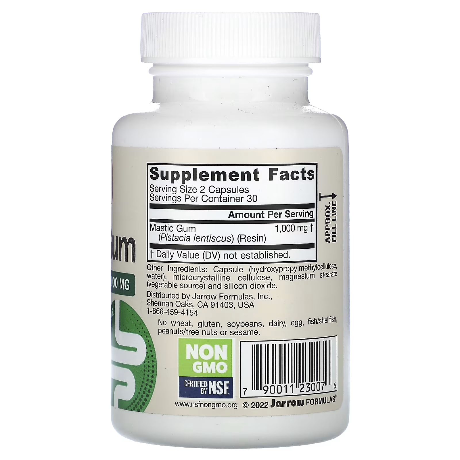 Мастикова смола Jarrow Formulas 60 веганських капсул (JRW-23007) - фото 2