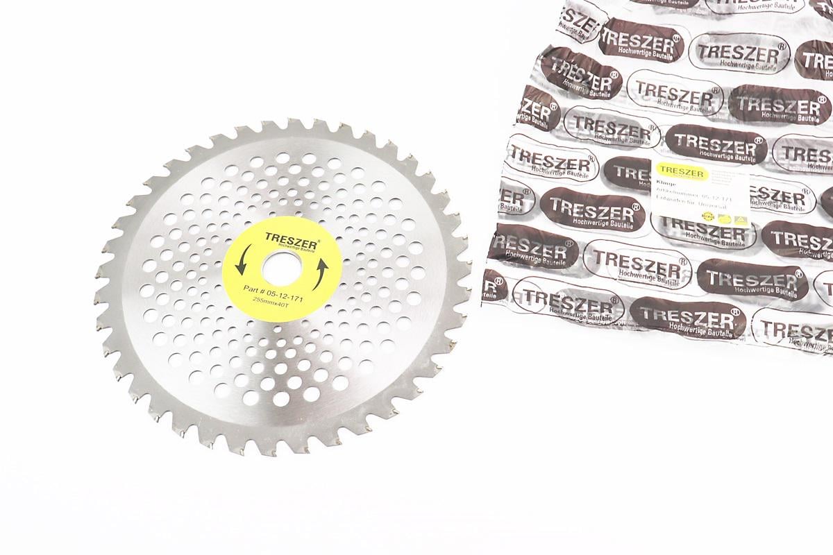 Ніж з побідитовими зубцями до мотокос 40Тх255 мм Ніж з побідитовими зубцями до мотокос 40Тх255 мм