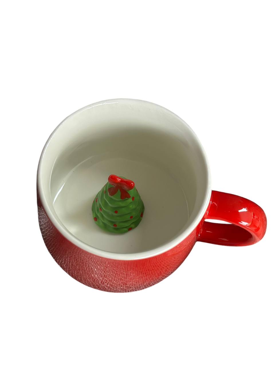 Чашка новогодняя с фигуркой в ​​середине Olens 102-1022-1 Сюрприз керамическая 350 мл