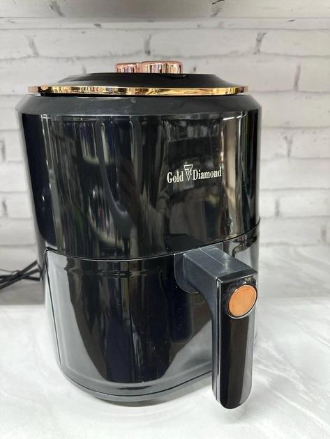 Мультипечь Gold Diamond TK 09906 цифровая безмаслянная 8 л 3400 Вт Черная Мультипечь Gold Diamond TK 09906 цифровая безмаслянная 8 л 3400 Вт Черная