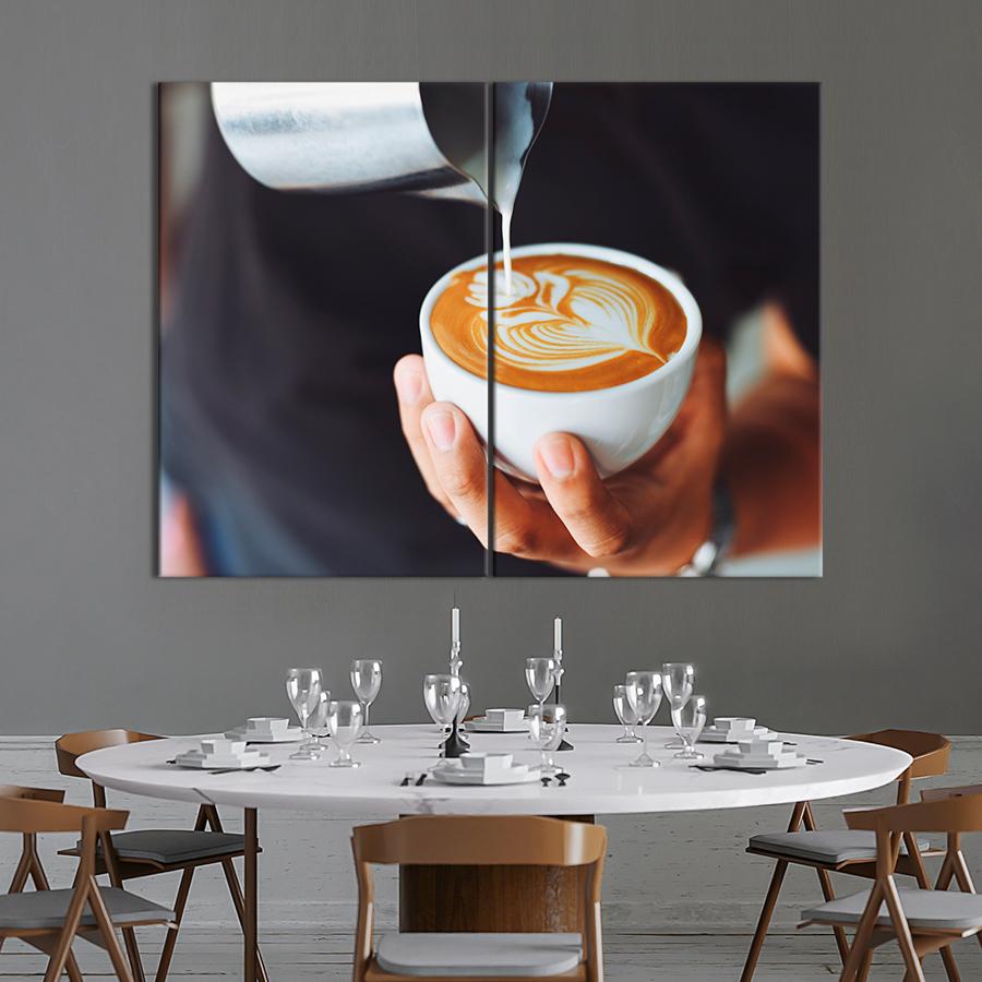 Настенний декор Удивительный латте-арт 165x122 см (A327-2)