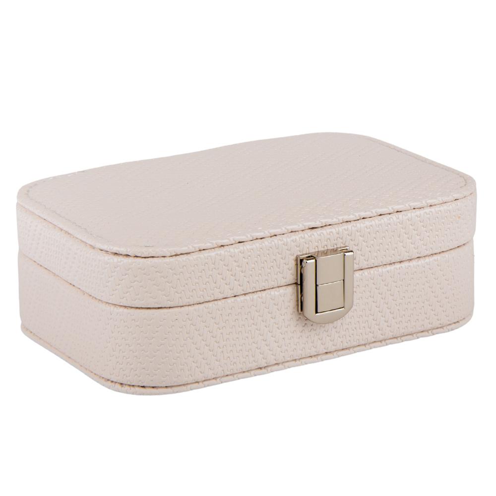 Ящик для украшений Elisey 9065-016 Магнетизм из экокожи 15х10,5х5 см Бежевый (118-81-9065-016.2)