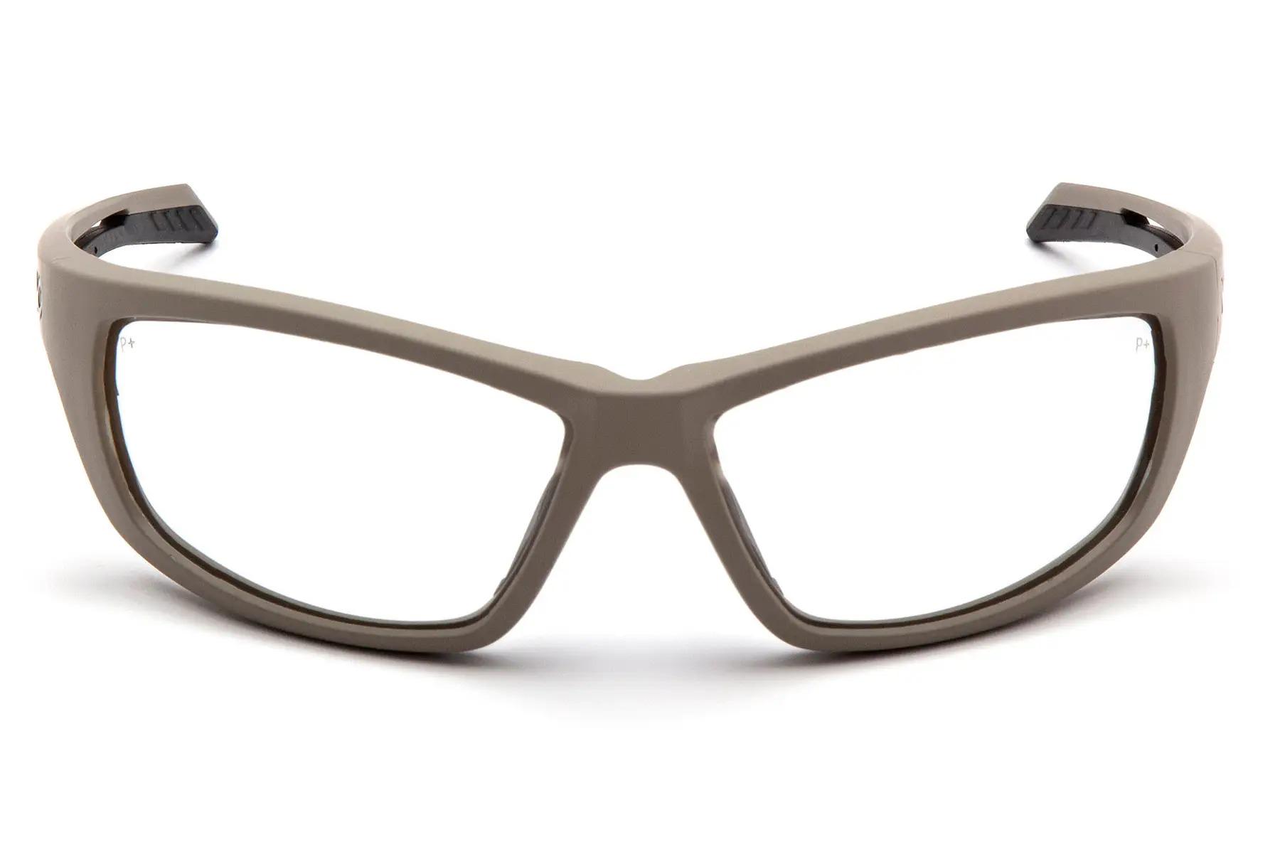 Окуляри захисні відкриті Venture Gear Tactical Howitzer Tan Anti-Fog Прозорий/Пісочний (3ХОВІ-10) - фото 3