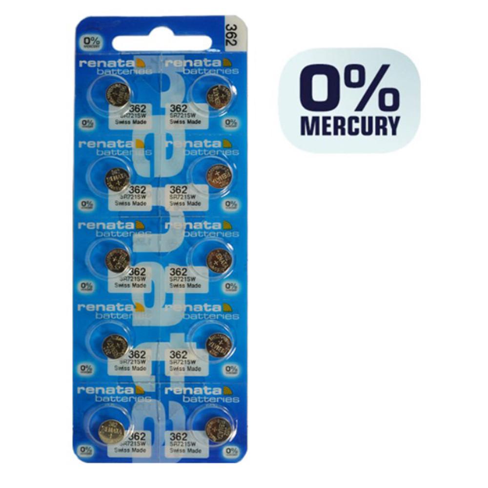 Батарейка годинникова Renata 1 шт.R362 Silver Oxide (SR721SW) - фото 2 Батарейка годинникова Renata 1 шт.R362 Silver Oxide (SR721SW) - фото 2