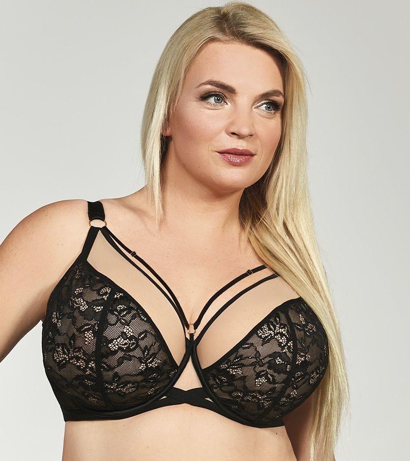 Бюстгальтер м'який бралет Kris Line Luella bralette soft 80D Чорний (1618965274)