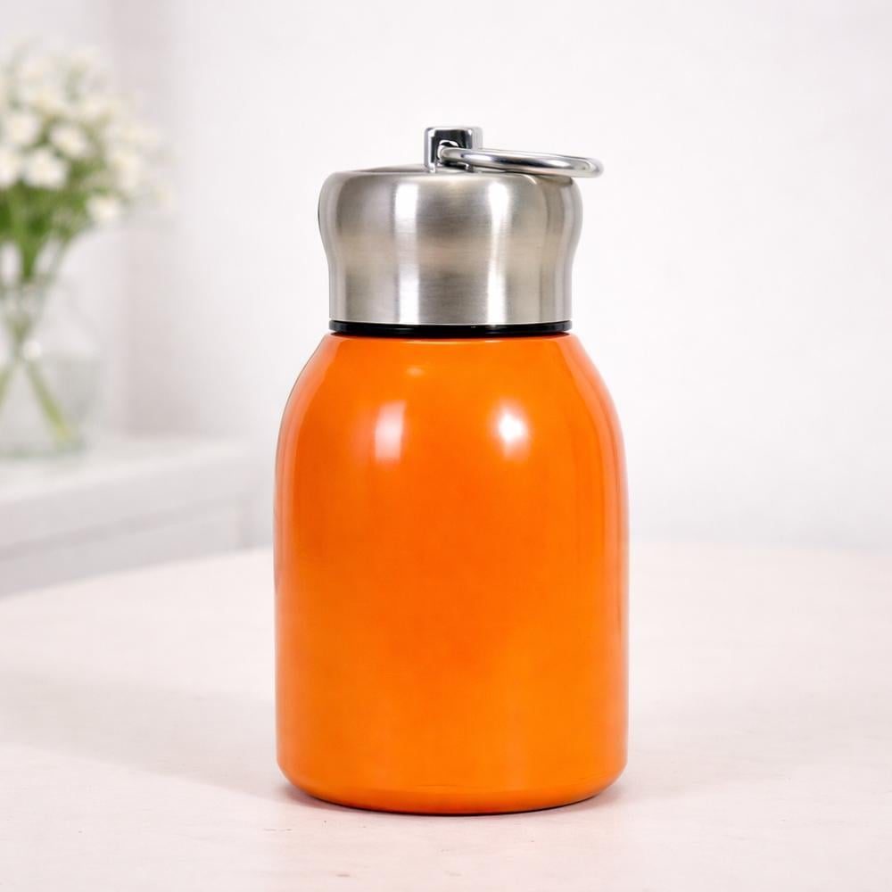 Термос 124705 300 мл из нержавеющей стали 316 с крышкой и кольцом для переноски Оранжевый Термос 124705 300 мл из нержавеющей стали 316 с крышкой и кольцом для переноски Оранжевый