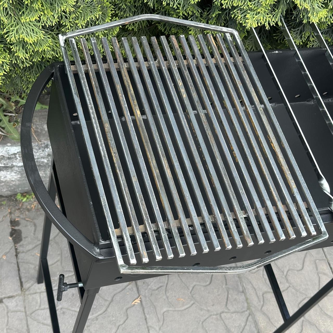 Мангал розбірний Гектор зі знімними ніжками на 9 шампурів 2 мм (MN9-2) - фото 3