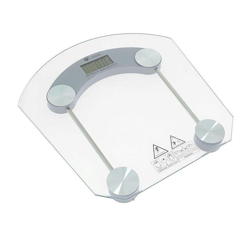Весы напольные Smart dt2003b с дисплеем 180 кг Белый (GR-04798)