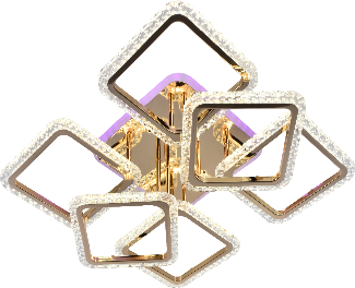 Люстра светодиодная Sirius LI8869/4 февраля FGD 168 W 10 W акриловая