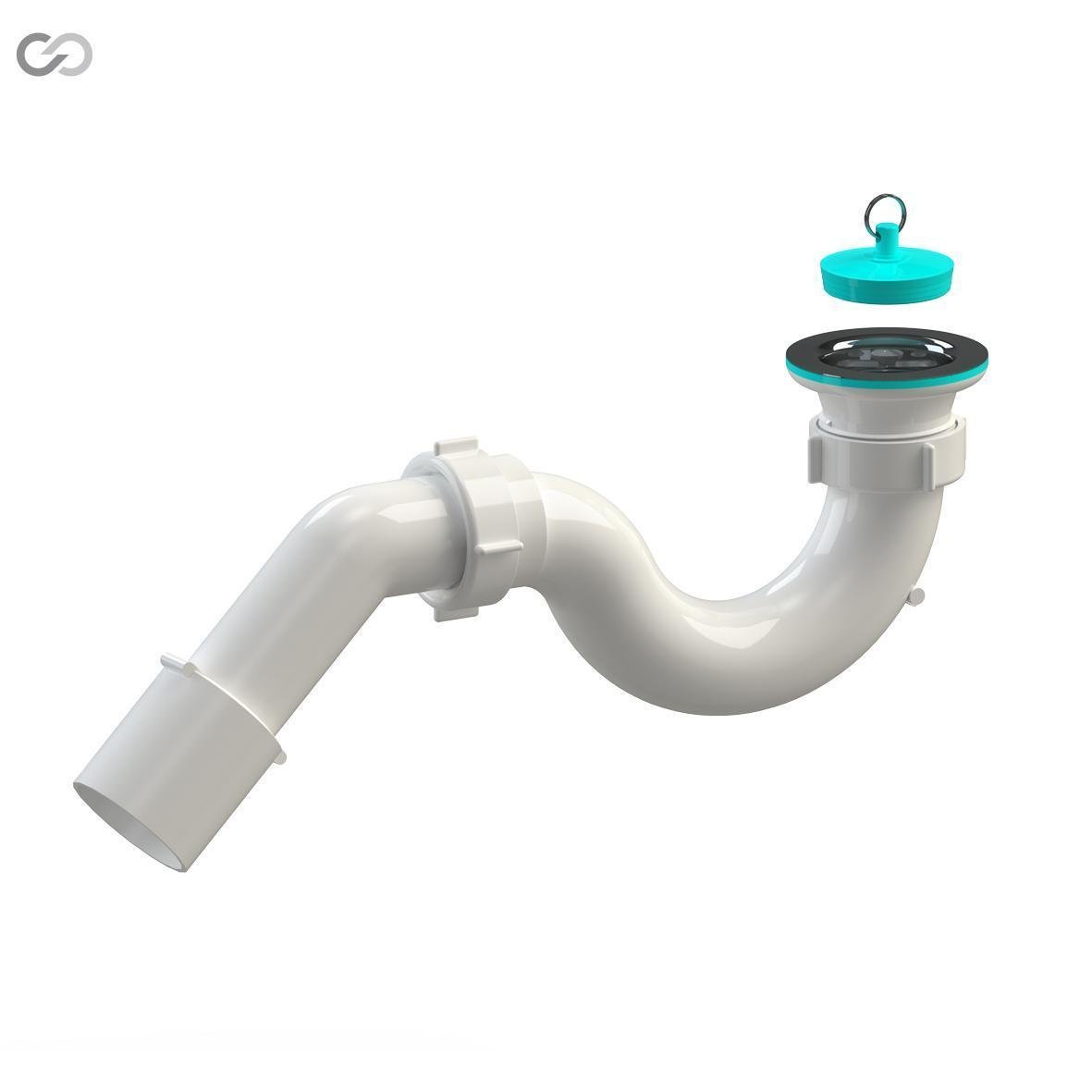 Сифон для душа SoloPlast Д0120 с нержавеющей сеткой пробка отвод 45° (2513190292) - фото 2 Сифон для душа SoloPlast Д0120 с нержавеющей сеткой пробка отвод 45° (2513190292) - фото 2