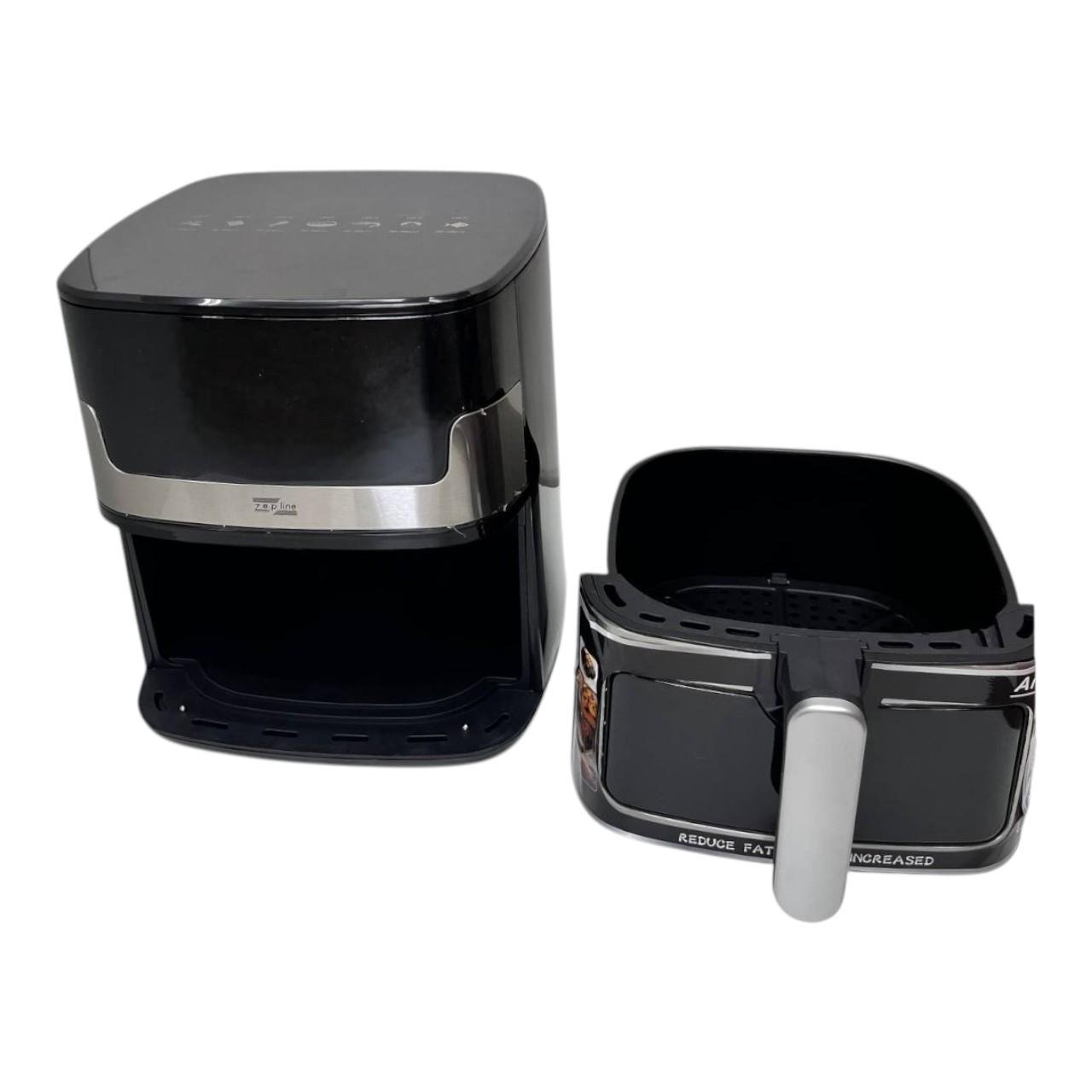 Аерофритюрниця-мультипіч Zepline ZP-215 з антипригарним покриттям та сенсорним дисплеєм 3500 Вт 8 л (є292) - фото 3 Аерофритюрниця-мультипіч Zepline ZP-215 з антипригарним покриттям та сенсорним дисплеєм 3500 Вт 8 л (є292) - фото 3