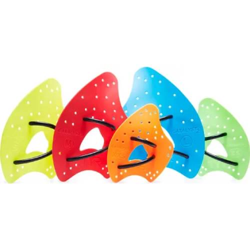 ᐉ Лопатки для плавания TYR Catalyst 2 Paddles M Красный