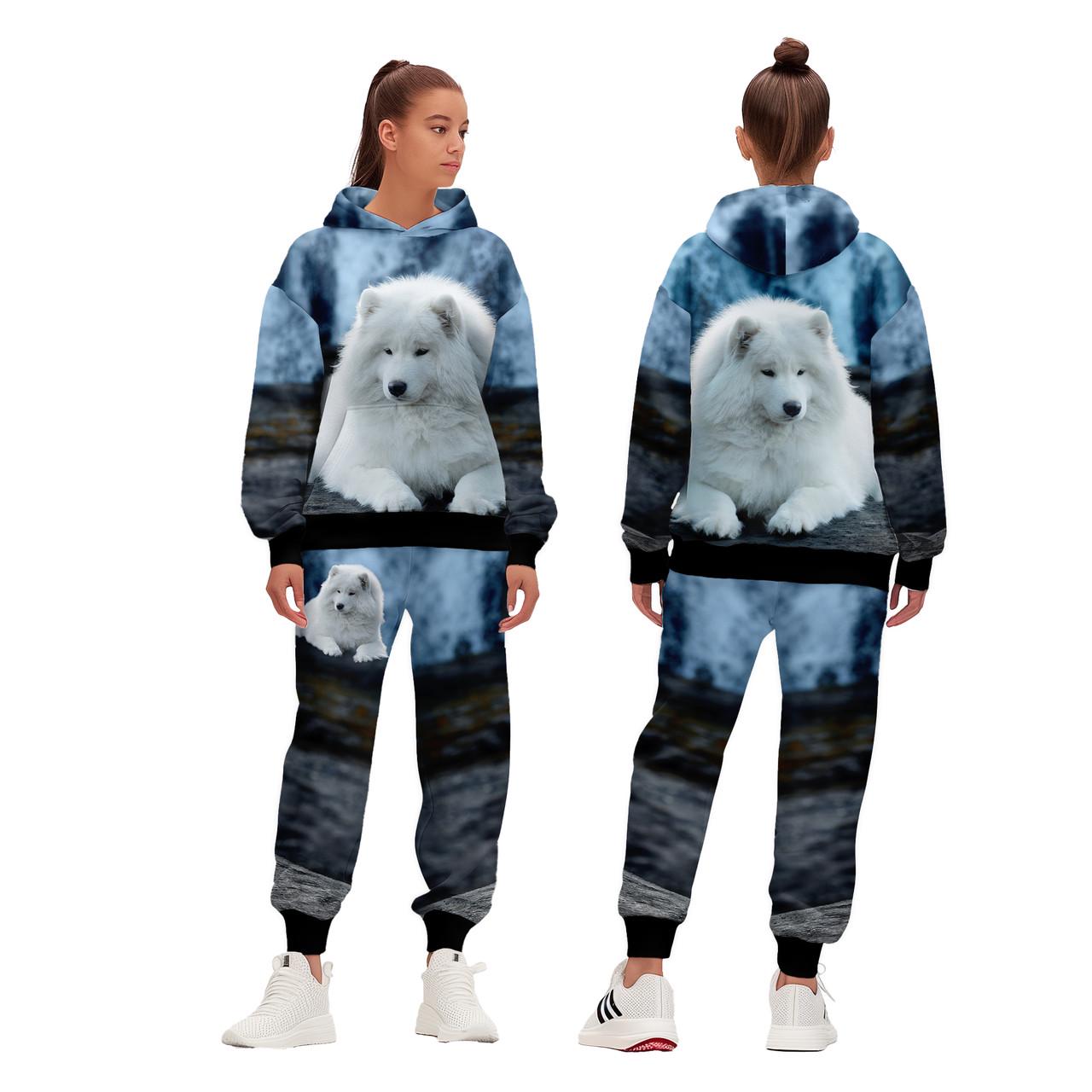 Спортивний костюм жіночий Пес S Синій (200102) - фото 2 Спортивний костюм жіночий Пес S Синій (200102) - фото 2