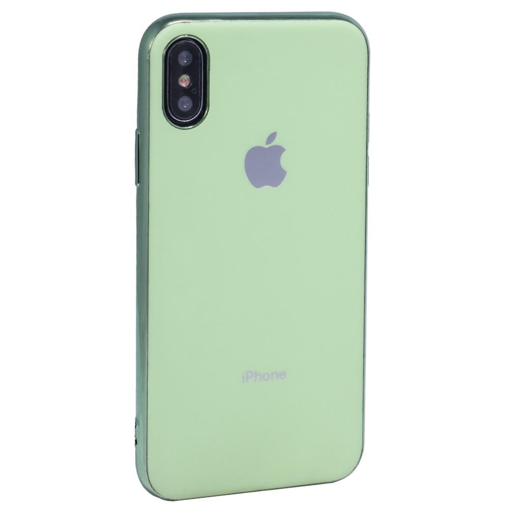 Чохол Apple Xs Max Matte Silcone Series Light Green