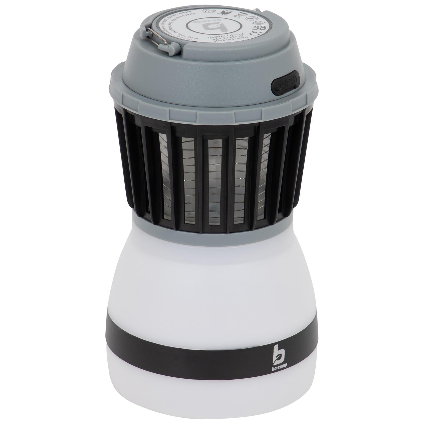 Фонарь-уничтожитель насекомых Bo-Camp Atom WP Rechargeable 200 Lumen Серый/Черный
