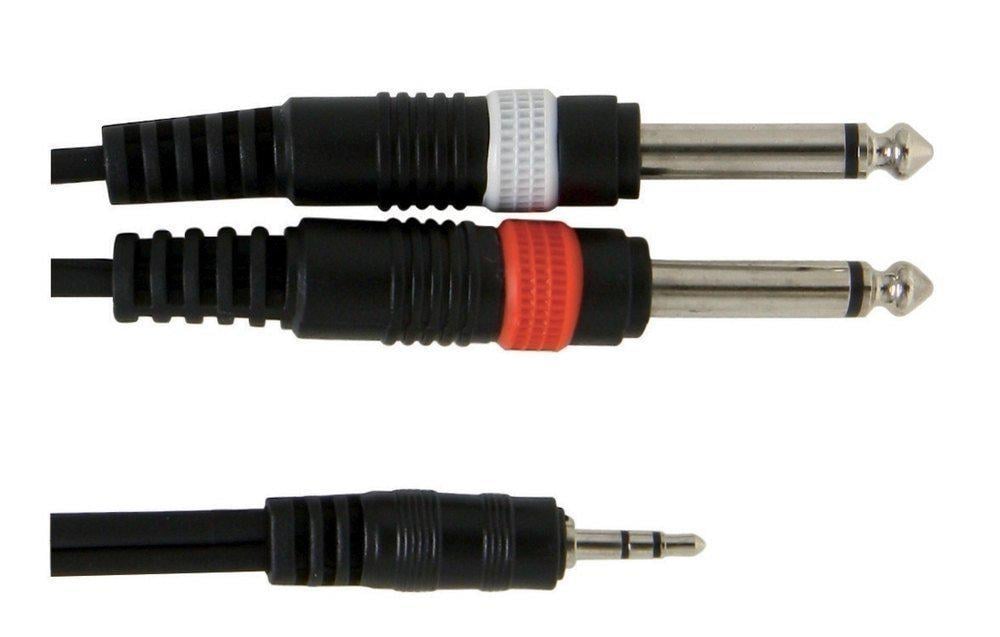 Кабель инсертный GEWA Basic Line Stereo Jack 3,5 мм/2x Mono Jack 6,3 мм 6 м (G-190130)