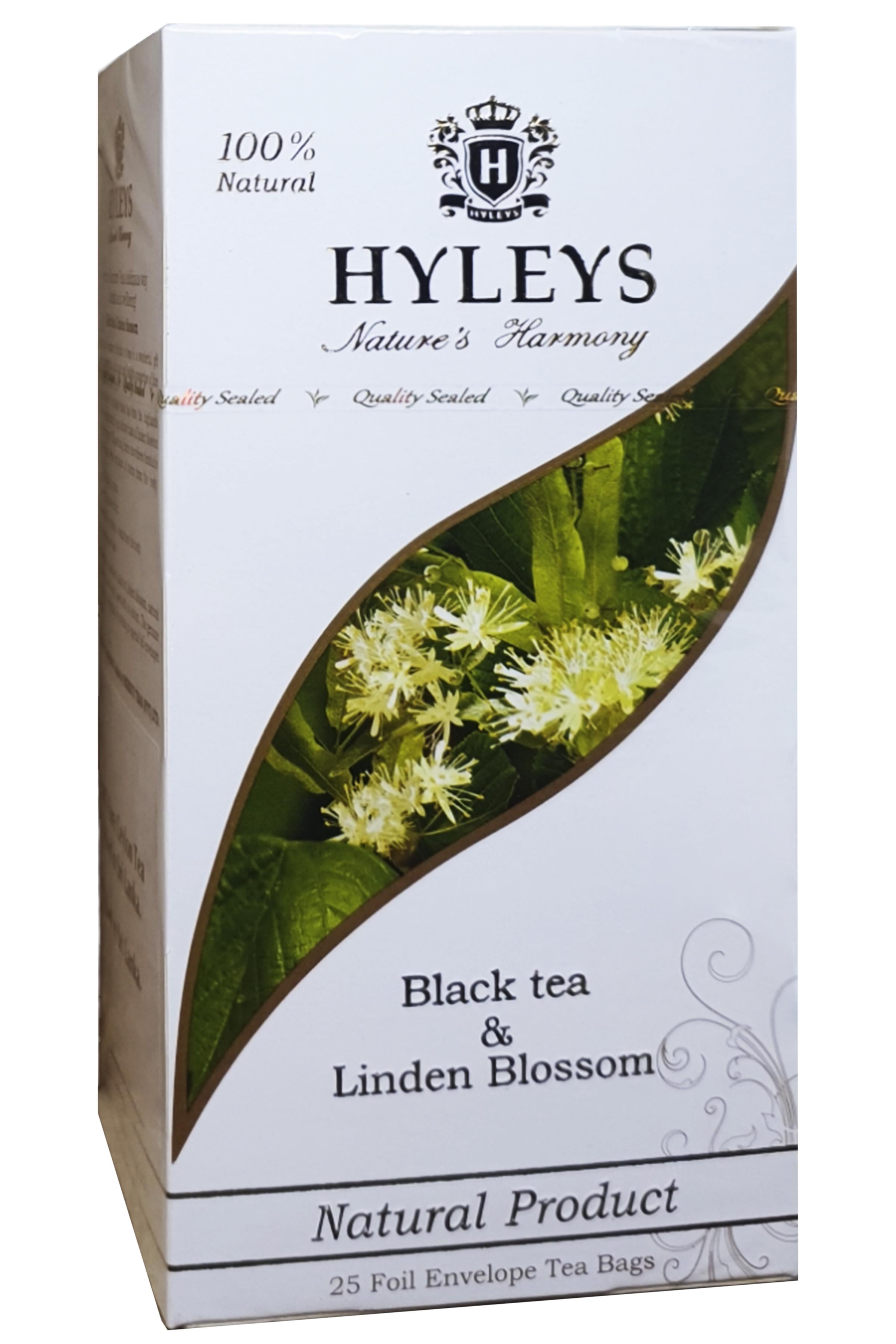 Чай Hyleys Черный с липой в пакетиках 25 шт. (58358)