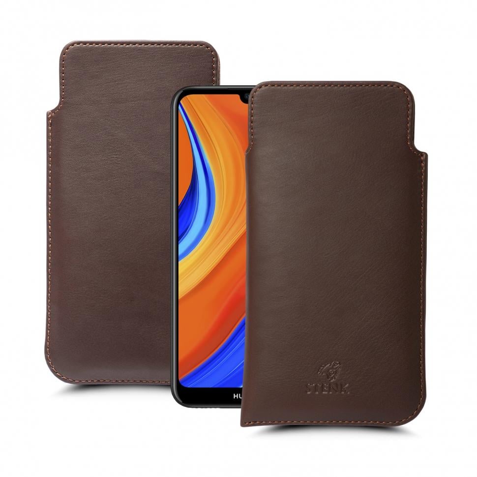 Футляр Stenk Elegance для Huawei Y6s Коричневый (65163)