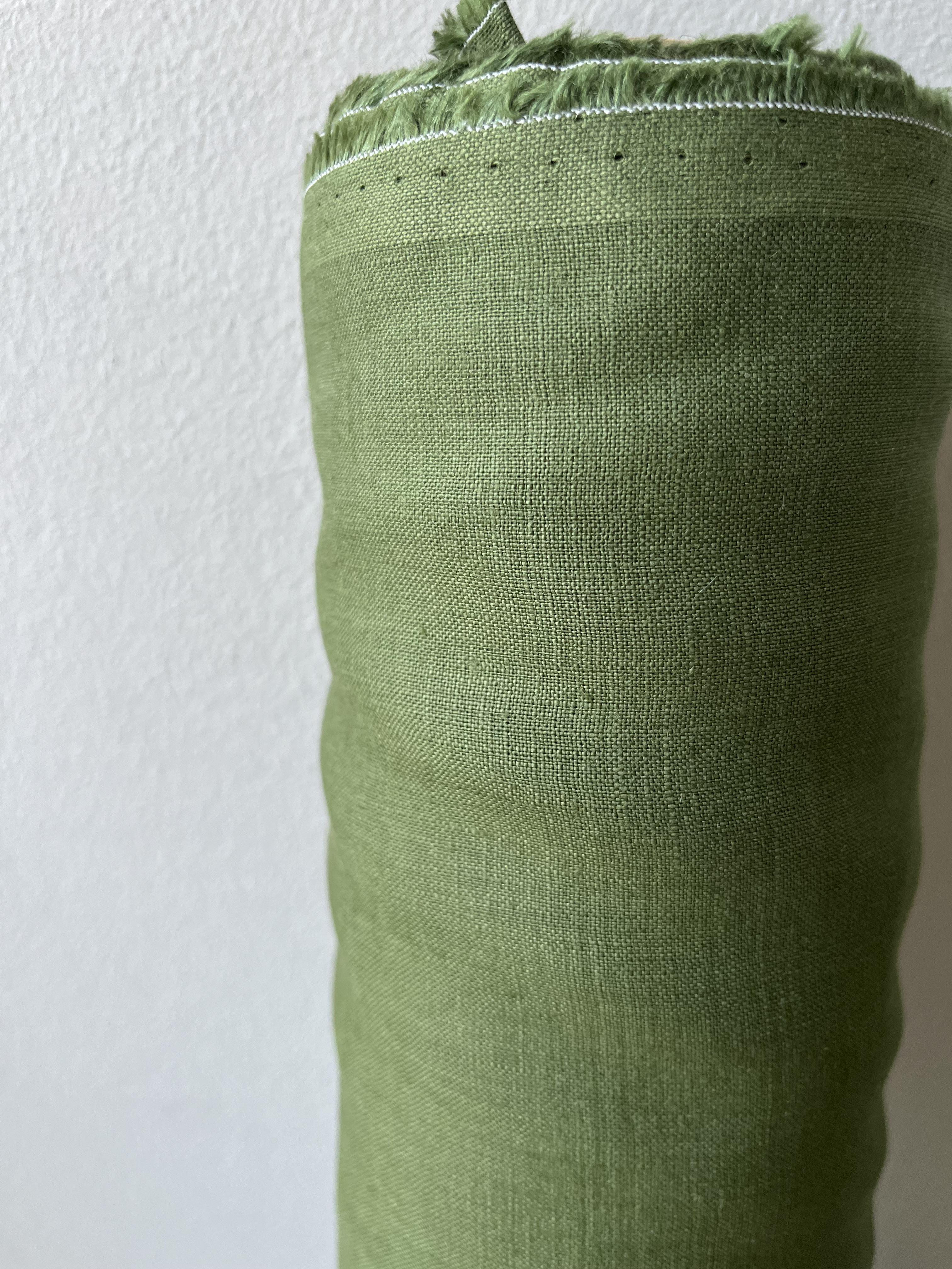Ткань LINEN PLUS льняная 143 см 372 Зеленый - фото 4 Ткань LINEN PLUS льняная 143 см 372 Зеленый - фото 4