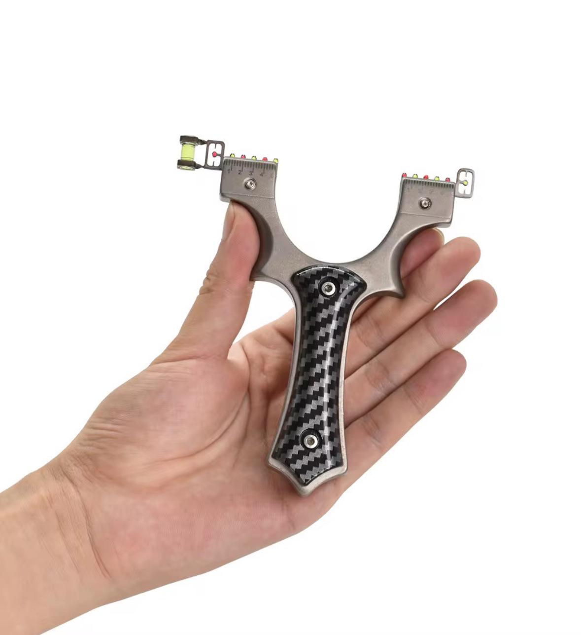 Рогатка металева з прицілом SFU Carbon pro 360 для риболовлі/полювання/спортивної стрільби (0013) - фото 3