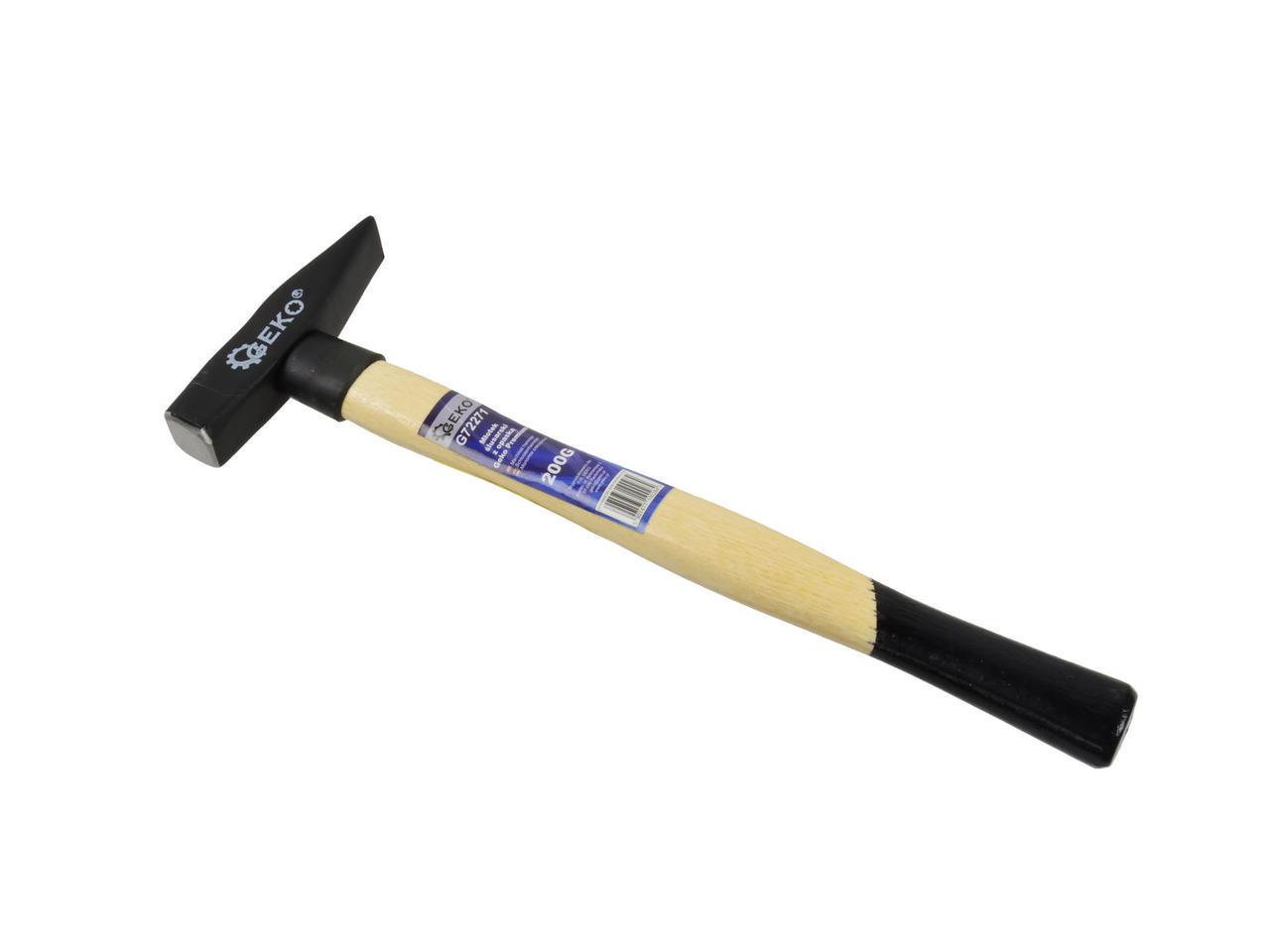 Молоток слюсара GeKo premium з дерев'яною ручкою 0,2 кг (G72271) - фото 4 Молоток слюсара GeKo premium з дерев'яною ручкою 0,2 кг (G72271) - фото 4