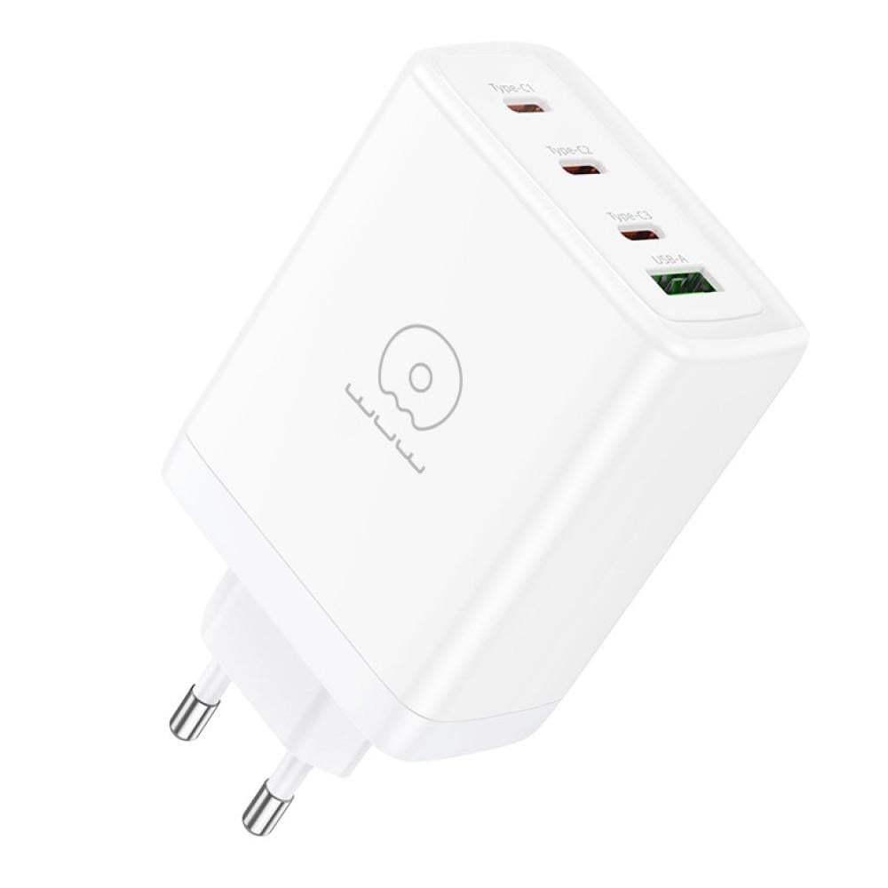 Зарядное устройство для WUW-C158 1-USB 3-Type-C/USB A PD100W White (19110)